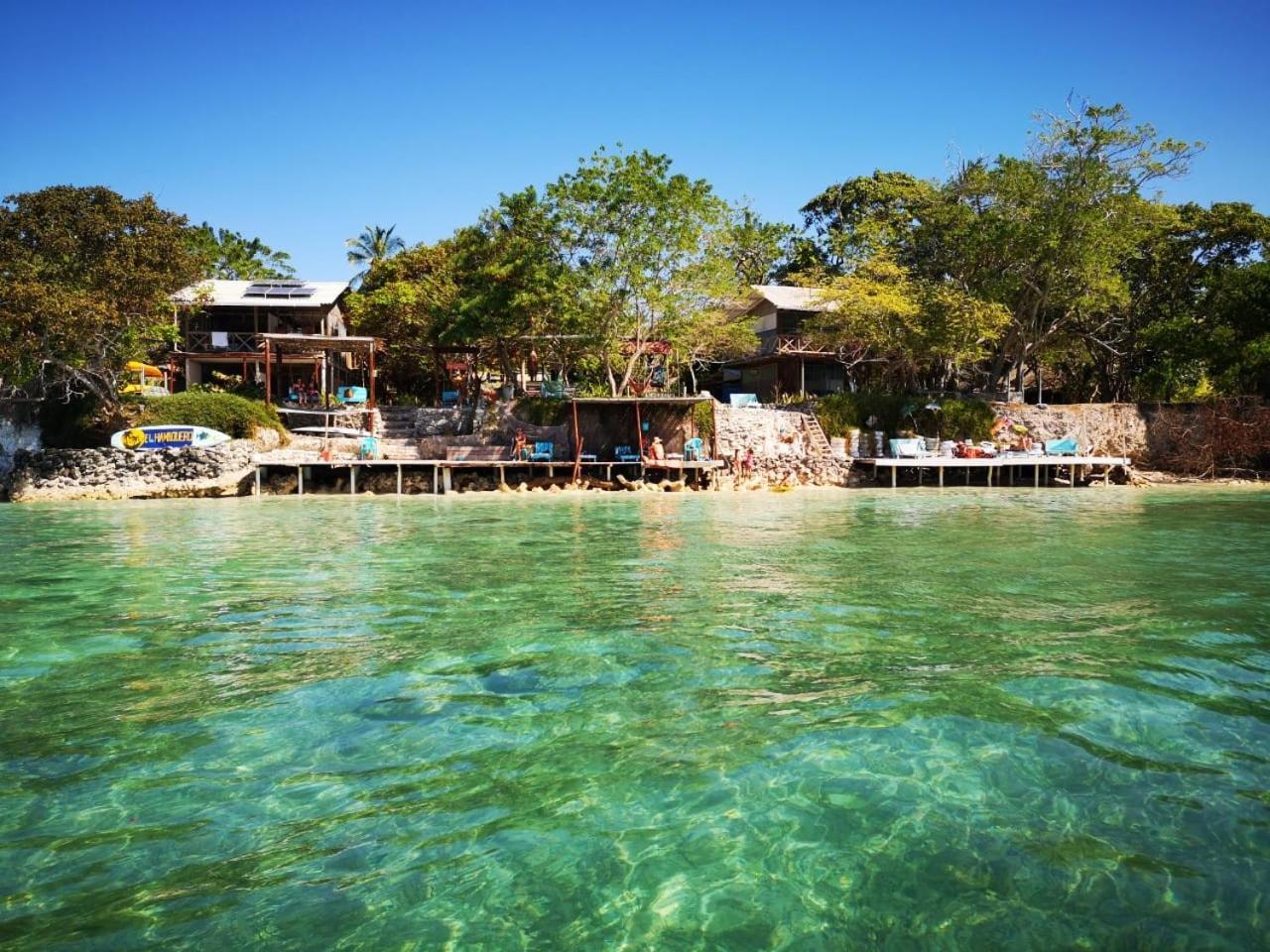 El Hamaquero Hostal Econativo Isla Grande  Bagian luar foto