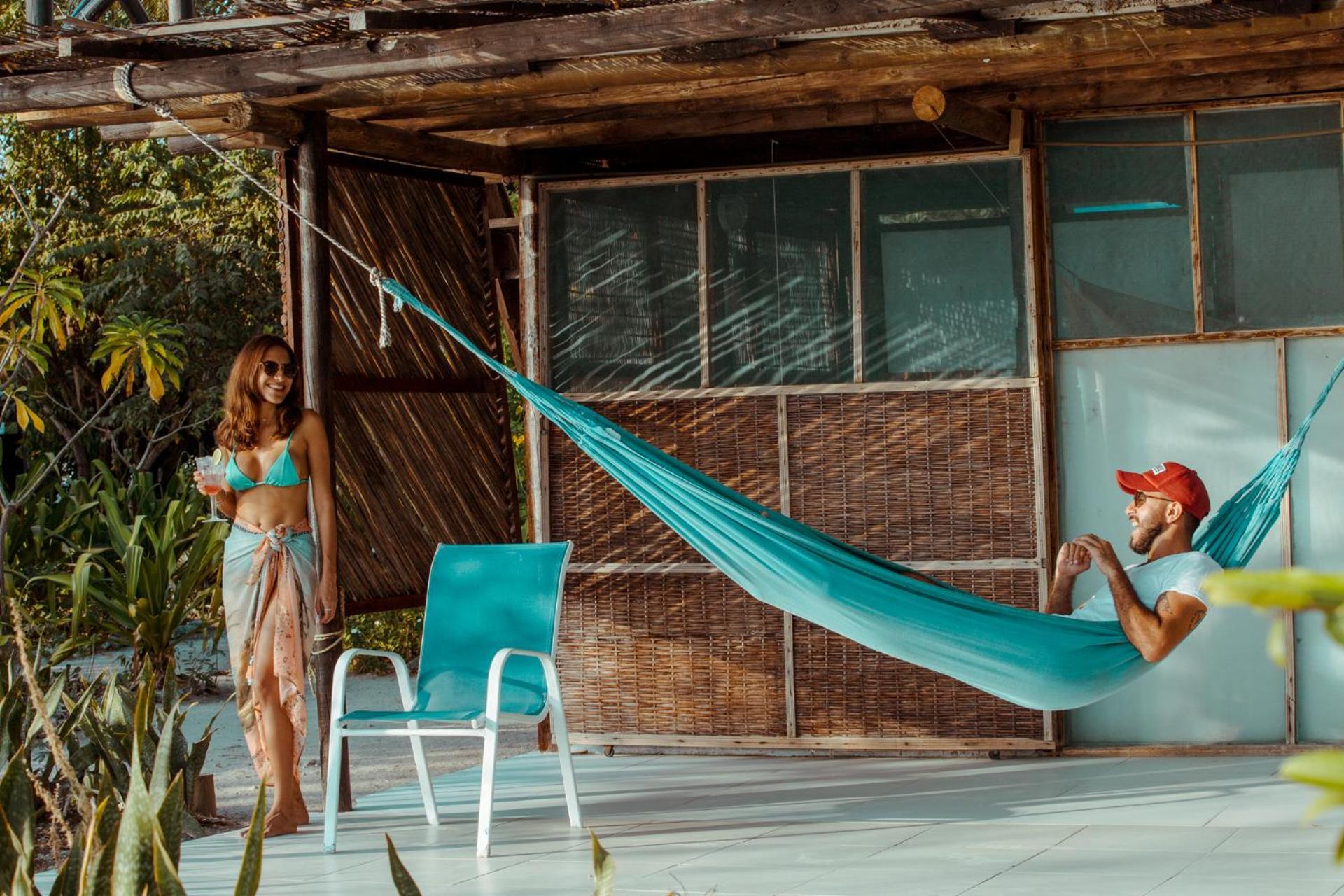El Hamaquero Hostal Econativo Isla Grande  Bagian luar foto
